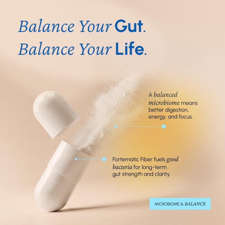 Suplemento de Fibra Fortematic en Cápsulas – 3000mg de Cáscara de Psyllium para la Salud Digestiva | Cápsulas de Fibra para el Estreñimiento | Aloe - imagen 5