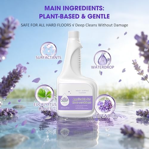 Solución Limpiadora de Pisos con Fragancia a Lavanda 16 Oz 2 Paquetes, Compatible con Aspiradoras Robot Eufy Omni C20 X8 Pro X10 G Serie L Serie, - imagen 2