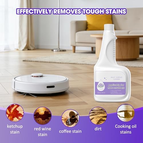 Solución Limpiadora de Pisos con Fragancia a Lavanda 16 Oz 2 Paquetes, Compatible con Aspiradoras Robot Eufy Omni C20 X8 Pro X10 G Serie L Serie, - imagen 4