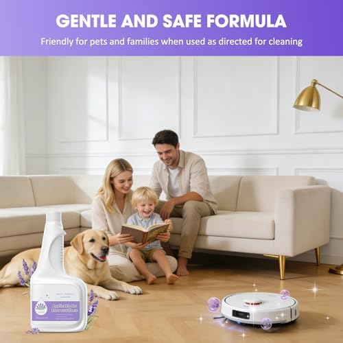 Solución Limpiadora de Pisos con Fragancia a Lavanda 16 Oz 2 Paquetes, Compatible con Aspiradoras Robot Eufy Omni C20 X8 Pro X10 G Serie L Serie, - imagen 6