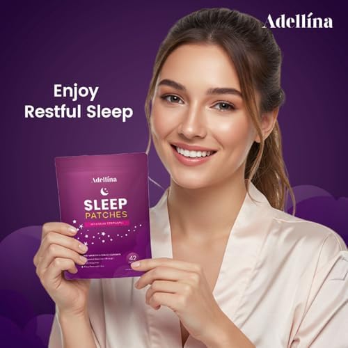 Parches para Dormir para Adultos Extra Fuertes: Parches de Melatonina y Valeriana, Fáciles de Aplicar, 42 Parches - imagen 6