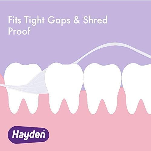 Hilo Dental Hayden Enamel Care para Boca Sensible | Ayuda a Restaurar el Esmalte | Sabor Menta | 30 Yardas por Unidad (Paquete de 6) - imagen 6