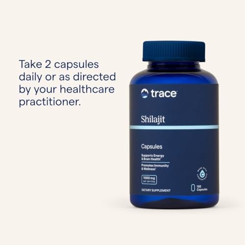 Cápsulas de Shilajit de Trace Minerals - Suplemento para Bienestar Diario - Apoyo Inmunológico, Energía, Salud Cerebral y Digestión - 150 Cápsulas - imagen 4