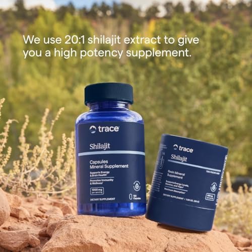 Cápsulas de Shilajit de Trace Minerals - Suplemento para Bienestar Diario - Apoyo Inmunológico, Energía, Salud Cerebral y Digestión - 150 Cápsulas - imagen 5