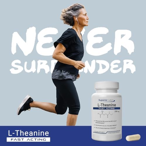 Cápsulas de L-Theanine 250 mg de Superior Labs, No GMO, Relajación Sin Somnolencia, Alivio del Estrés, Apoya Sueño Saludable, 90 Veg Caps - imagen 6