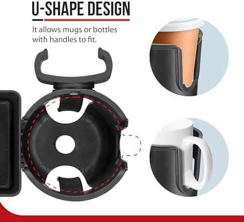 Soporte para taza Clip-On con caja de almacenamiento grande – Compatible solo con andadores Nitro de Drive Medical. - imagen 5