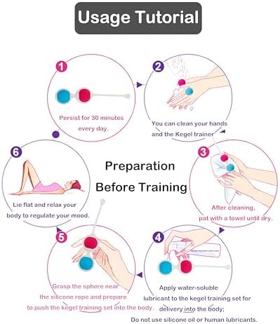 Sistema de Ejercicio Kegel, Set de Pesas para Control Kegel, Silicona de Grado Alimenticio: Dispositivos para Ejercicio del Suelo Pélvico - imagen 4