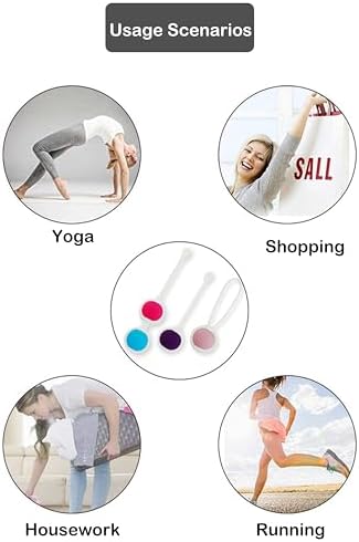 Sistema de Ejercicio Kegel, Set de Pesas para Control Kegel, Silicona de Grado Alimenticio: Dispositivos para Ejercicio del Suelo Pélvico - imagen 6