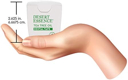 Cinta Dental de Aceite de Árbol de Té Desert Essence - 30 Yards - Paquete de 6 - Cera Natural con Cera de Abejas - Cinta Gruesa sin Desgarros - Ideal - imagen 5
