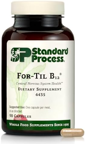 Standard Process - Suplemento de Vitamina B12 for-Til - Apoyo para el Cerebro y Sistema Nervioso - Salud Inmunológica y Función Celular - 90 Cápsulas - imagen 1