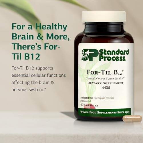 Standard Process - Suplemento de Vitamina B12 for-Til - Apoyo para el Cerebro y Sistema Nervioso - Salud Inmunológica y Función Celular - 90 Cápsulas - imagen 3