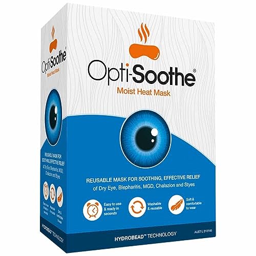 Mascarilla de Ojos Opti-Soothe con Calor Húmedo, Compresa Reutilizable Caliente y Fría para Ojos Secos, Hinchazón, Orzuelos y Estrés Ocular, Ajuste - imagen 4