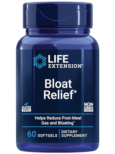Life Extension Alivio de Hinchazón, Alcachofa, Jengibre, Hinojo y Cúrcuma para la Salud Digestiva, 60 cápsulas blandas, Libre de Gluten y No - imagen 3