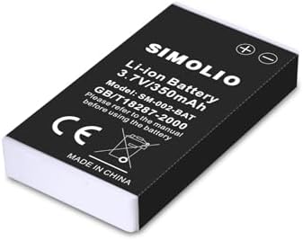 Batería de Reemplazo SIMOLIO para Audífonos Inalámbricos de TV SM-823 Pro, SM-823D Pro, SM-824D1, SM-824D2, SM-828D1, SM-828D2, SM-8245 y SM-863D, - imagen 1