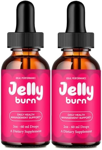 Gotas Jelly Burn, Suplemento Oficial con Ingredientes Naturales - Máxima Potencia, Fórmula Avanzada para Salud y Bienestar, Paquete de 2 Gotas - imagen 1