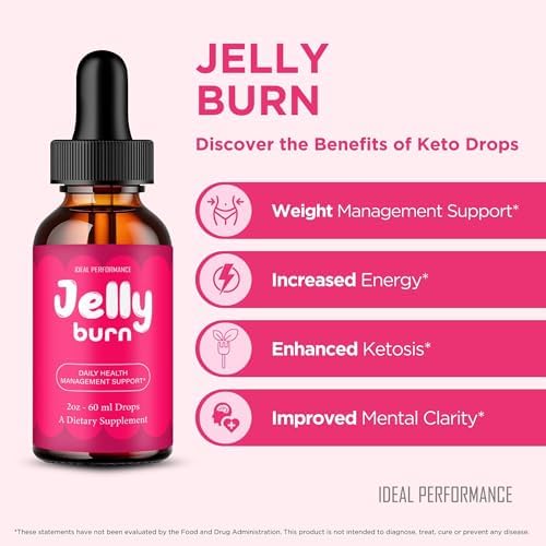 Gotas Jelly Burn, Suplemento Oficial con Ingredientes Naturales - Máxima Potencia, Fórmula Avanzada para Salud y Bienestar, Paquete de 2 Gotas - imagen 5