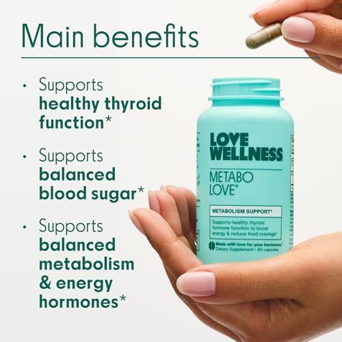 Love Wellness Metabolove | Suplemento para Mujeres que Acelera el Metabolismo | Combate Antojos y Aumenta Energía | Apoyo a Cortisol y Tiroides | Sin - imagen 3