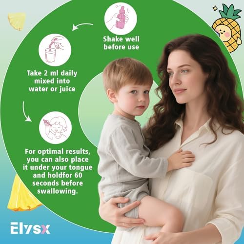 Gotas Líquidas de L-Lisina y Monolaurina, Suplemento de Lisina 1000mg para Niños y Adultos, con Vitamina C, D3, Citrato de Zinc, Selenio, Quercetina - imagen 5