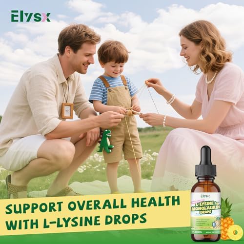 Gotas Líquidas de L-Lisina y Monolaurina, Suplemento de Lisina 1000mg para Niños y Adultos, con Vitamina C, D3, Citrato de Zinc, Selenio, Quercetina - imagen 7