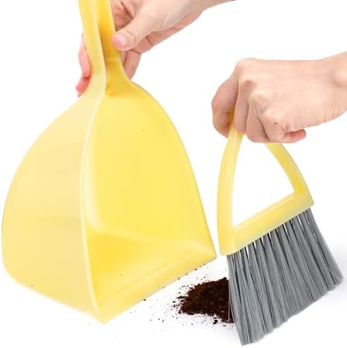 Juego de 4 Mini Escobas con Recogedor para Niños, Set de Limpieza para Niñas y Niños, Ayudantes de Limpieza para Cocina y Baño - imagen 4