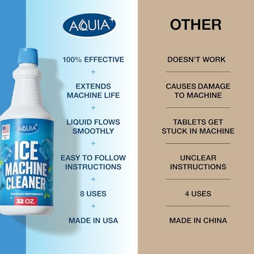 Limpiador y Desincrustante para Máquinas de Hielo 32oz 2-Pack | Limpiador para Fabricadores de Hielo de Todas las Marcas: Opal, Scotsman, Manitowoc, - imagen 5