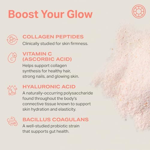 Proper, The Corals Daily Glow Beauty Blend - Superfood en Polvo con Colágeno, Ácido Hialurónico, Vitamina C y MSM para Piel, Cabello y Uñas - imagen 4