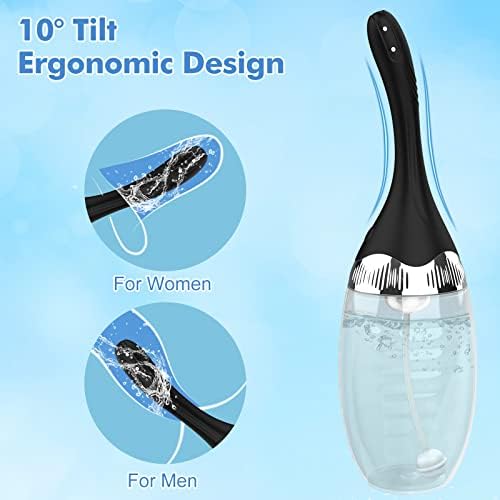 Bulbo Enema Eléctrico Automático de 15oz con 3 Velocidades, Limpiador de Silicona para Hombres y Mujeres, Kit Reutilizable con Control Remoto y - imagen 2