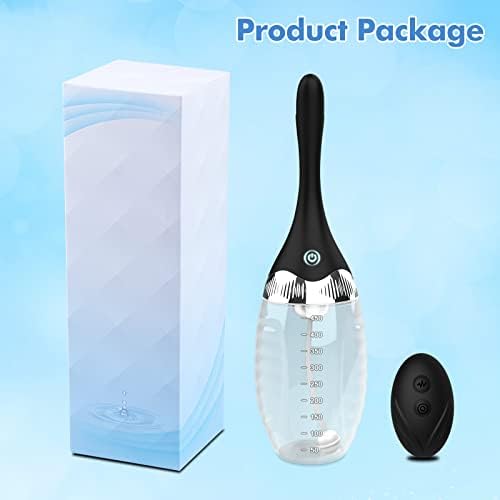 Bulbo Enema Eléctrico Automático de 15oz con 3 Velocidades, Limpiador de Silicona para Hombres y Mujeres, Kit Reutilizable con Control Remoto y - imagen 7