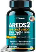 Vitaminas para los Ojos AREDS 2 - Luteína, Zeaxantina, Arándano, Astaxantina - Suplemento Mineral para la Salud Visual - 60 cápsulas - Hecho en EE. - imagen 1