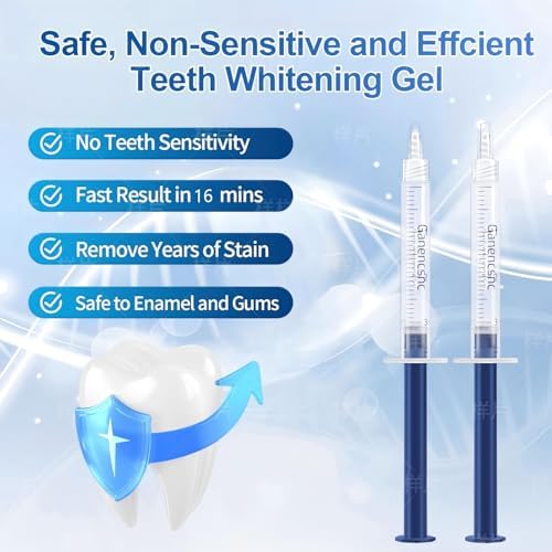 Recargas de Gel Blanqueador Dental 44% Ganencsnc - 10 Jeringas (3ml) - Fórmula Fuerte de Peróxido de Carbamida - Compatible con Kit de Blanqueamiento - imagen 6