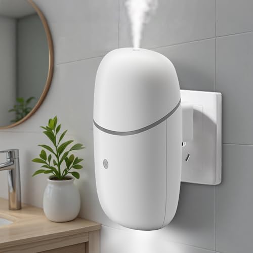 Difusor de Aceites Esenciales Tediselu para el Hogar, Difusor Sin Agua con Interruptor Bajo/Alto, Difusor de Pared con Luz Nocturna, Aromaterapia - imagen 1