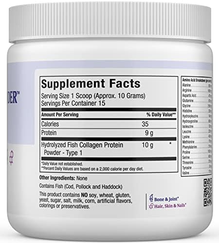 Colágeno Marino en Polvo Maxi Health – Péptidos Tipo I Sin Sabor para Hombres y Mujeres - Suplemento de Proteína para Articulaciones, Piel, Cabello y - imagen 2