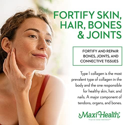 Colágeno Marino en Polvo Maxi Health – Péptidos Tipo I Sin Sabor para Hombres y Mujeres - Suplemento de Proteína para Articulaciones, Piel, Cabello y - imagen 4