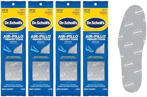 Plantillas Dr. Scholl's Air-Pillo con Espuma Viscoelástica para Hombre 7-13 / Mujer 5-10, Paquete de 4 - imagen 1