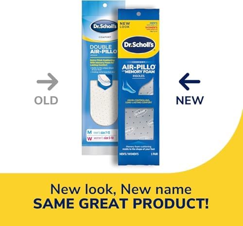 Plantillas Dr. Scholl's Air-Pillo con Espuma Viscoelástica para Hombre 7-13 / Mujer 5-10, Paquete de 4 - imagen 3