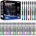 Paquete de 150 Cepillos de Dientes Desechables Envuelto Individualmente, Con Cerda Suave para Adultos y Niños, Mango Ergonómico, Ideal para Viajes, - imagen 1