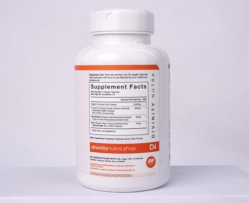 Suplemento de Cúrcuma Curcumina con BioPerine 1400mg, Soporte Natural de GLP-1, Máxima Absorción para Articulaciones, 120 Cápsulas Non GMO - imagen 5