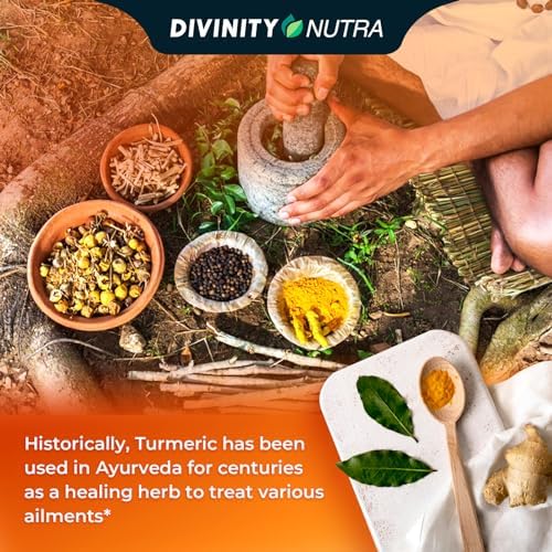 Suplemento de Cúrcuma Curcumina con BioPerine 1400mg, Soporte Natural de GLP-1, Máxima Absorción para Articulaciones, 120 Cápsulas Non GMO - imagen 6
