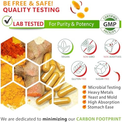 Suplemento Herbpy 7 en 1 de Pimienta de Cayena y Cúrcuma - Salud Digestiva, Cerebral, Cardíaca e Inmunológica con Ceylán, Ajo, Jengibre, Betabel y - imagen 5