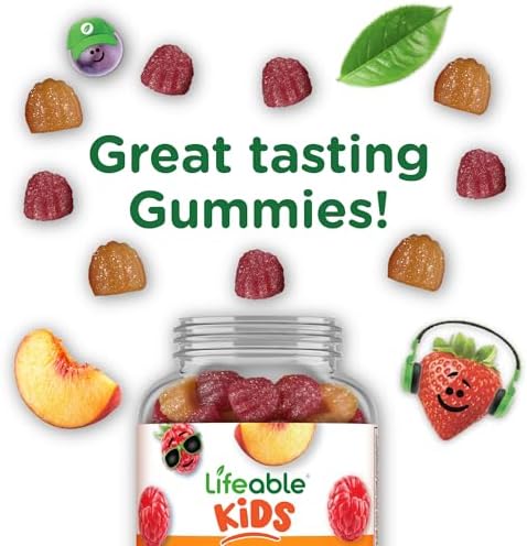 Gomitas de Magnesio Lifeable para Niños | 170mg de Magnesio Elemental de 1,420mg de Citrato de Magnesio | Suplemento Sabroso para Niños | 90 Gomitas - imagen 7