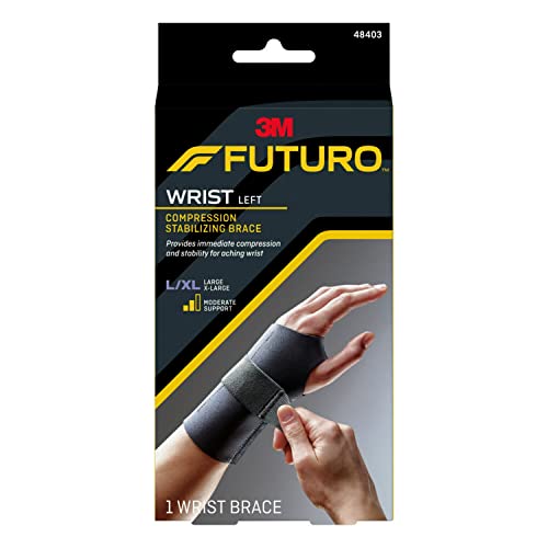 FUTURO Férula de Compresión para Muñeca, Estabilizadora, Mano Izquierda, Talla L/XL - imagen 3