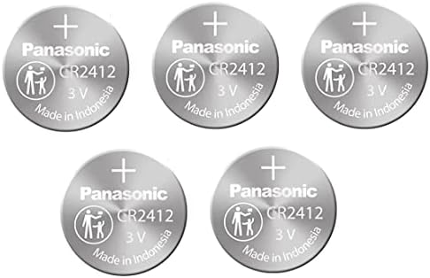 Batería de Litio Panasonic CR2412 3V 1PACK X (5PCS) = 5 Baterías de Uso Único - imagen 1