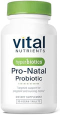 Probioticos Prenatales Hyperbiotics Vital Nutrients Pro-Natal para Mujeres | Apoyo para Náuseas, Distensión y Gases | Vegano, Sin Gluten, Lácteos y - imagen 1