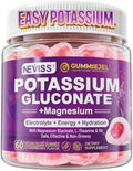 Gomitas de Gluconato de Potasio 1300mg para Adultos, Suplemento de Potasio con Magnesio, B6 y L-Teanina, 60 piezas para Hidratación y Alivio de - imagen 1