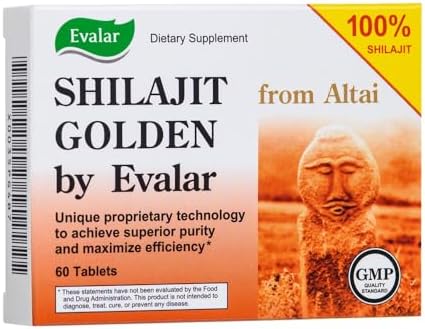 Evalar Shilajit Dorado Siberiano Altai 60 Tabletas - imagen 1