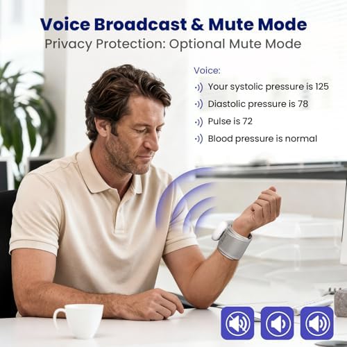 Monitor de Presión Arterial FondCircle con Bluetooth, Manguito Automático para Uso en Casa, Máquina Digital Hablante con Sincronización de App, 3 - imagen 2