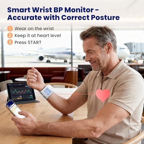 Monitor de Presión Arterial FondCircle con Bluetooth, Manguito Automático para Uso en Casa, Máquina Digital Hablante con Sincronización de App, 3 - imagen 7