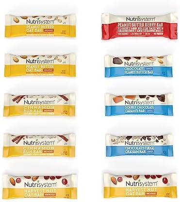 Nutrisystem® Paquete Variado de Barras de Desayuno y Almuerzo, Ayuda a Apoyar la Pérdida de Peso - 10 Piezas - imagen 3