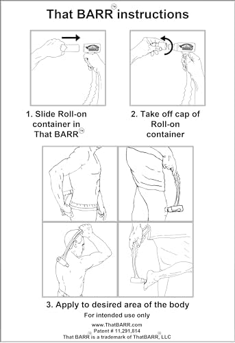 Rodillo Alcance de Espalda Original THAT BARR. Compatible con Biofreeze y la mayoría de marcas de roll-on para alivio del dolor. Ideal para áreas - imagen 6