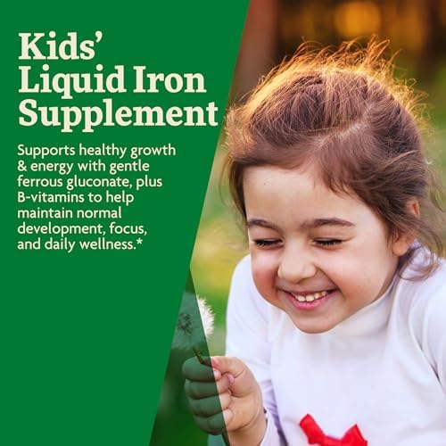 Floradix Hierro Niños - Suplemento Líquido de Hierro y Vitaminas - Con Vitaminas C y B - Vegano - Sabor Frambuesa-Vainilla - 8.5 fl oz - imagen 4